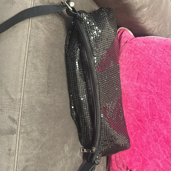 Black metal mesh and rhinestone bag - Picture 6 of 9